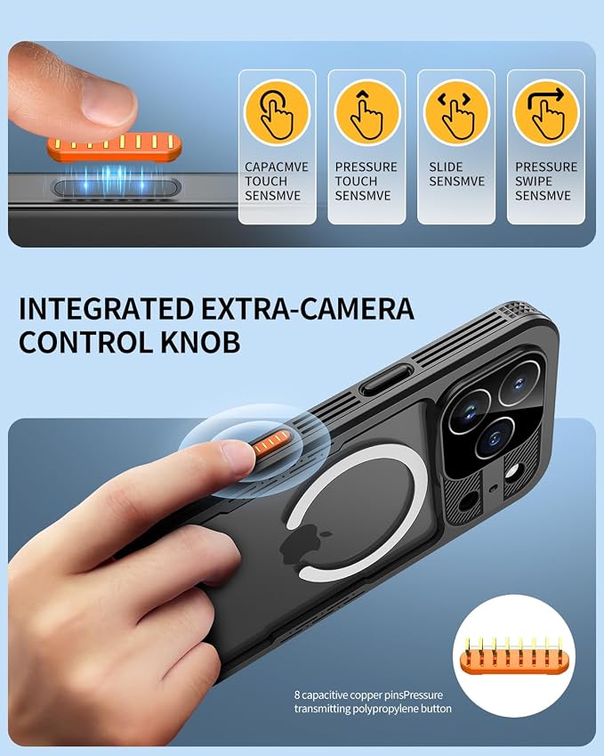 Lanhiem Magnetic for iPhone 17 Pro Max Case, IP68 Waterproof Dustproof - Image 3