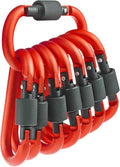 10 Pack Aluminum D Ring Key Rings Hiking Clips Locking Carabiner by IEBUOBO