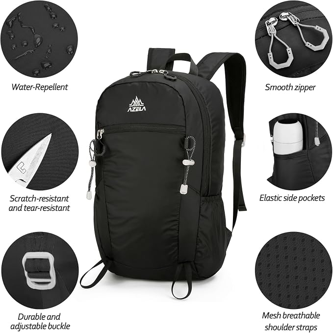 Seektop 20L Ultra Lightweight Small Hiking Backpack, Water-Resistant Packable - Image 5