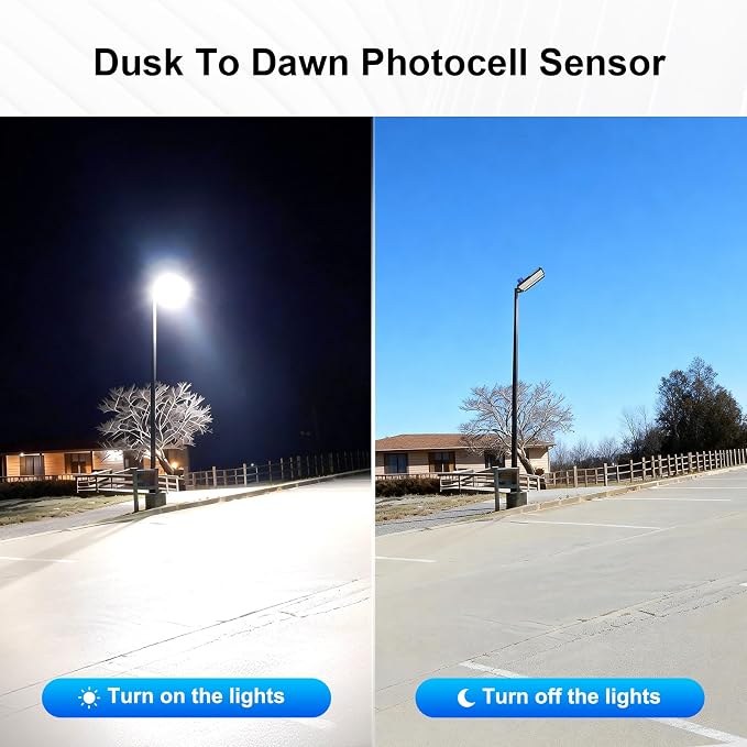 42000LM LED Parking Lot Light, 3 Pack 100W Stadium Light - Image 7