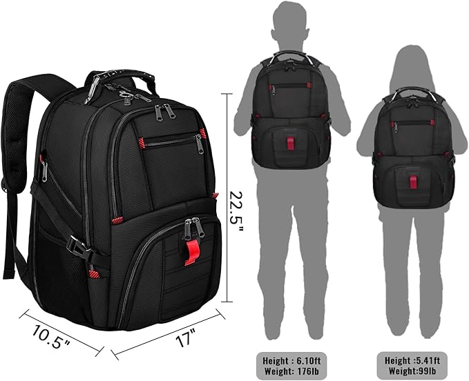 YOREPEK Large Backpack for Men, Extra Large Laptop Backpacks for Men Women - Image 7