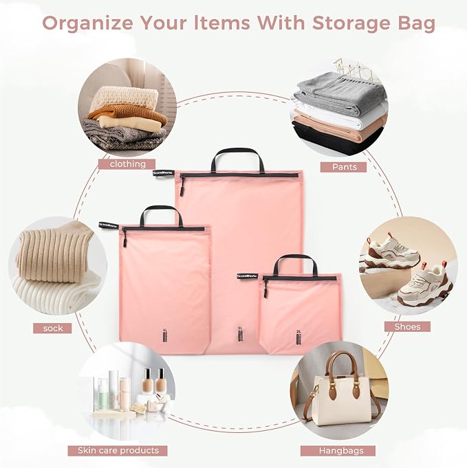 Travel Laundry Bag Ultralight Waterproof Washable Wet Dry Bag - Image 4