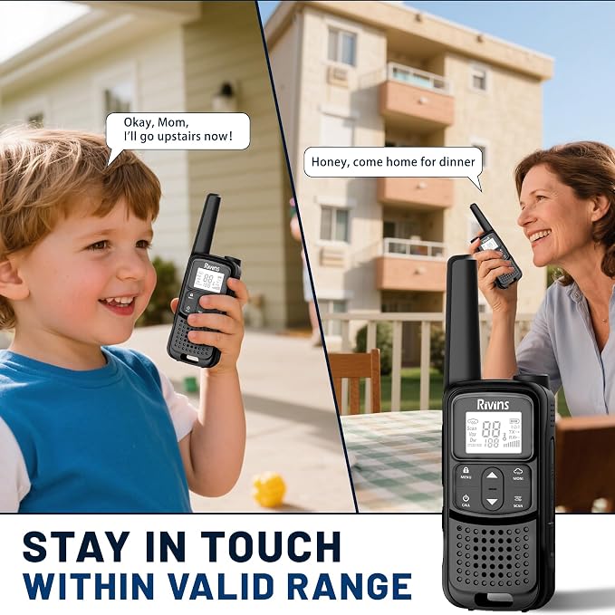 Radios Walkie Talkies Long Range: Rivins F22 Rechargeable Walkie Talkies - Image 6