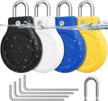 for AirTag Holder with 304 U-Shaped Lock, 4 Pack IPX8 Waterproof PC Hard Case by HOME