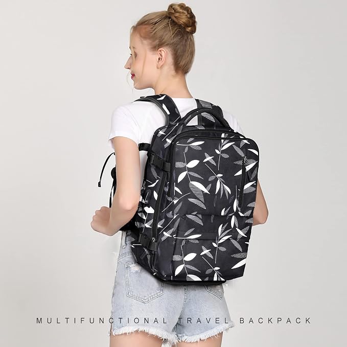 WONHOX Large Travel Backpack Carry on Flight Approved Laptop Work Business - Image 6