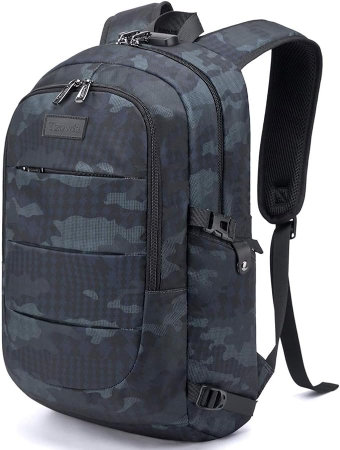 Tzowla Travel Laptop Backpack Water Resistant Anti-Theft Bag by Tzowla