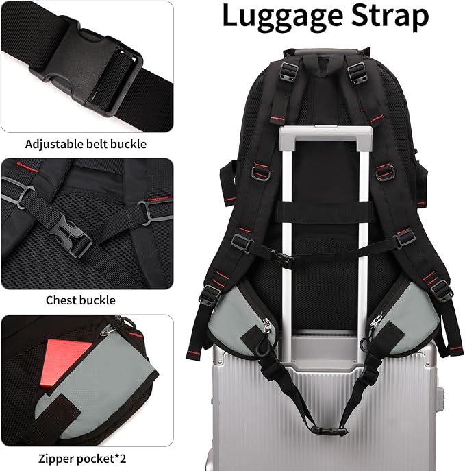 Nerlion 40L Hiking Backpack Travel Backpack - Image 4