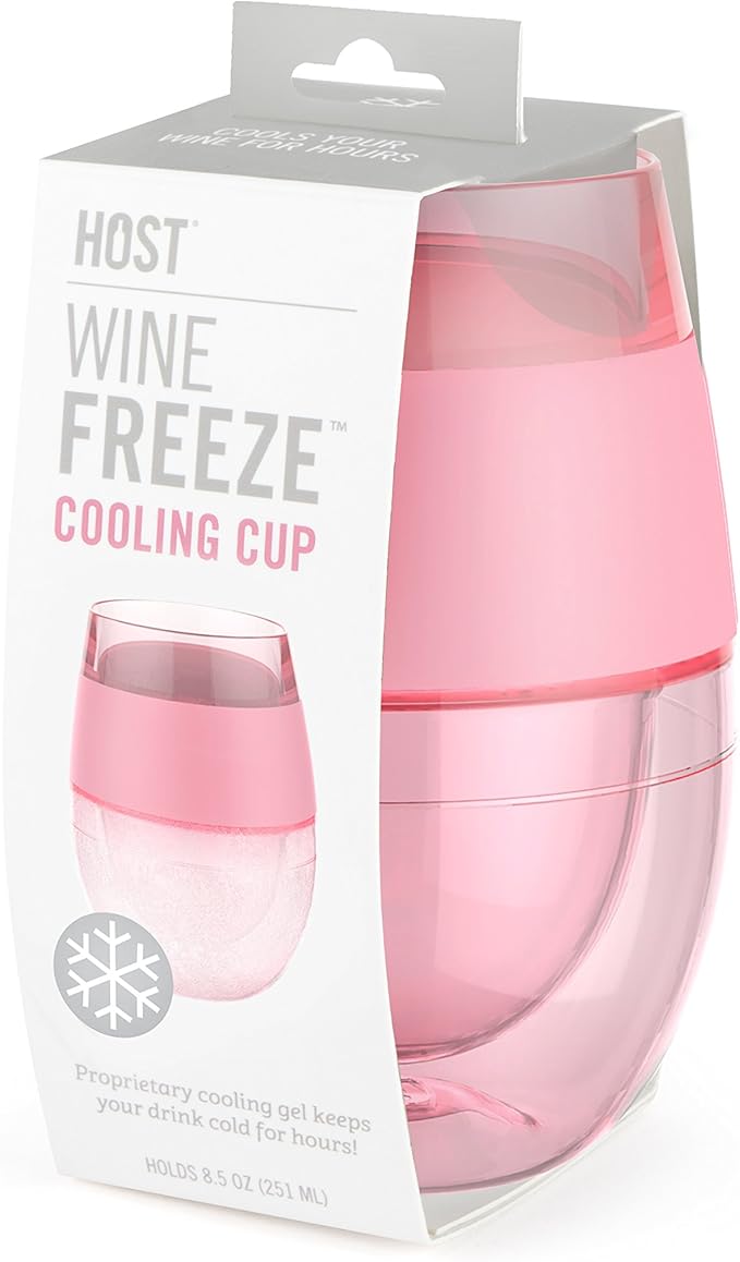 HOST Wine Freeze Cooling Cup, Plastic Double Wall Insulated Freezable Drink - Image 12