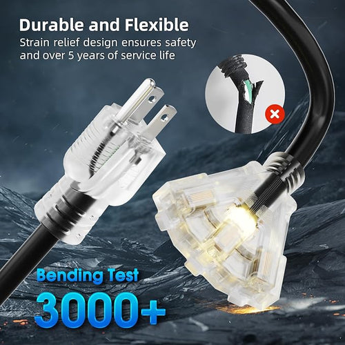 15 FT Outdoor Extension Cord - Image 2