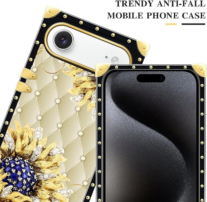 for iPhone 17 Air Case Luxury Golden Decoration - Image 4