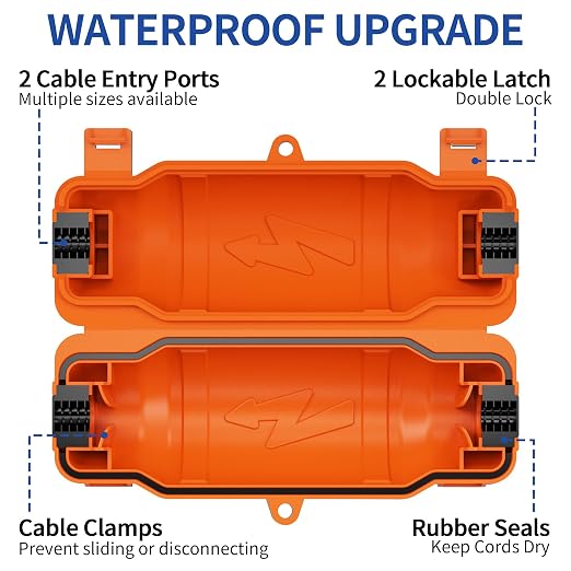 9 Pack Outdoor Extension Cord Safety Cover - Image 3