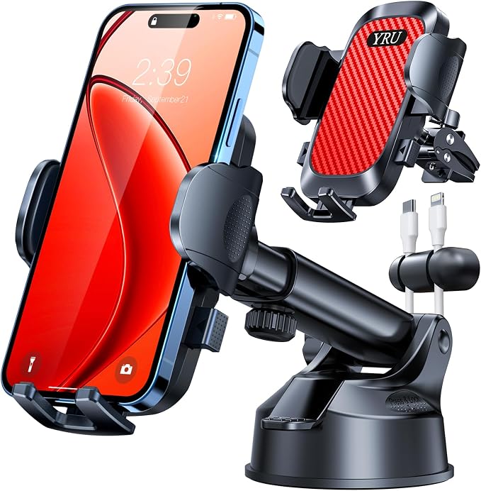 YRU Dashboard Cell Phone Holder by YRU2026ProCarMount