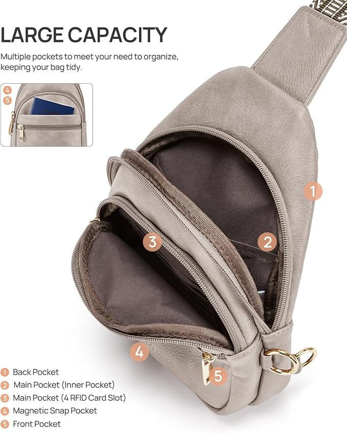 CHOLISS Anti Theft Small Sling Bag - Image 4