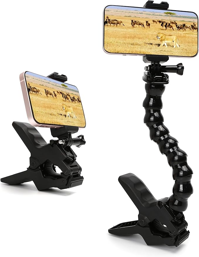 Gooseneck Phone Holder Flex Clamp Clip Mount by Marsrut