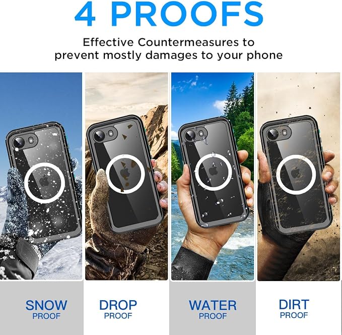 AICase for iPhone 17e/iPhone 16e Case Waterproof - Image 2