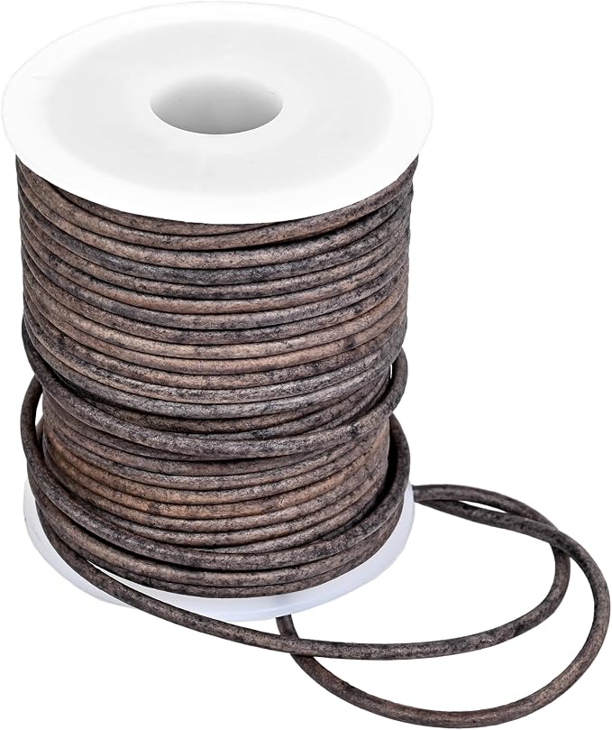 GENIQUE Real/Genuine Round Leather String Cord - Image 4