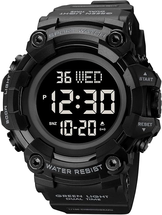 FANMIS Mens Military Multifunction Digital LED Watch Electronic Waterproof - Image 2