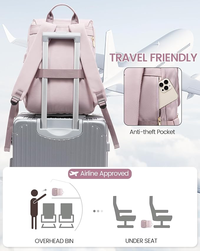 LOVEVOOK Travel Laptop Backpack Purse - Image 3