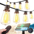 addlon 35FT Solar String Lights Outdoor, IP54 Waterproof Solar Powered by addlon