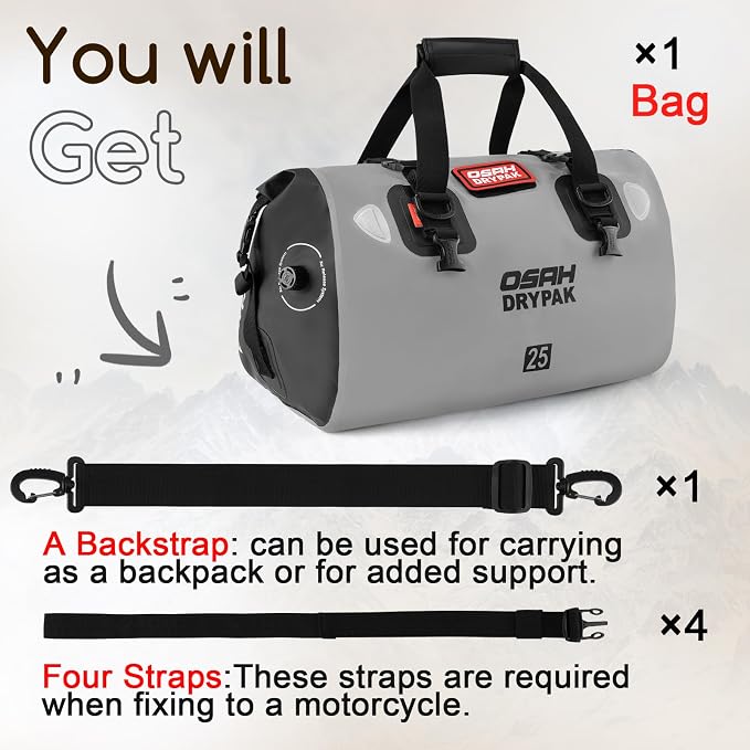 OSAH DRYPAK Waterproof Duffel Bag - Image 4