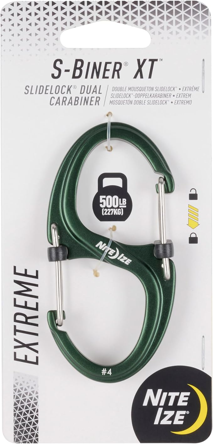 Nite Ize S-Biner XT SlideLock Dual Carabiner by Nite+Ize