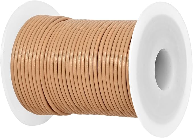 GENIQUE Real/Genuine Round Leather String Cord by GENIQUE