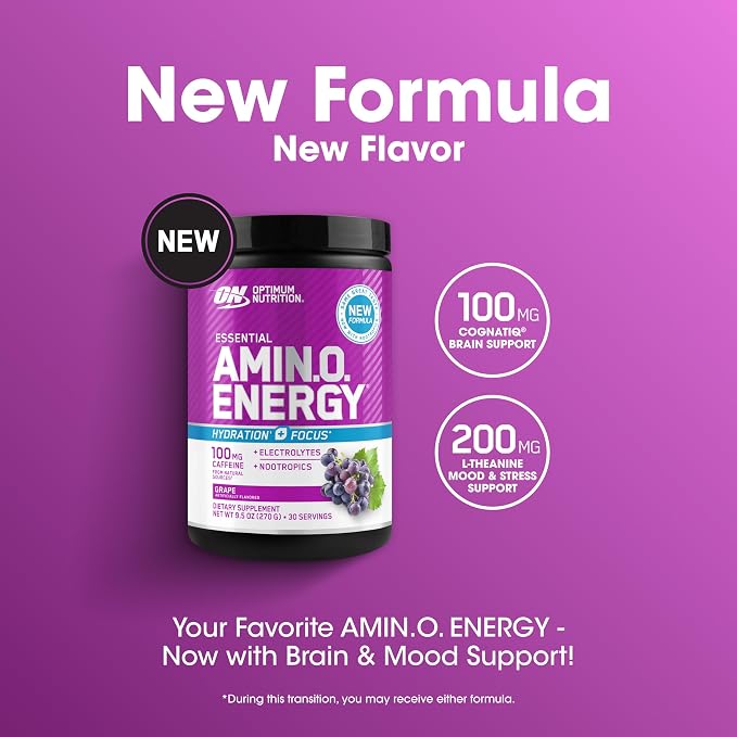 Optimum Nutrition Amino Energy Powder Plus Focus, - Image 4