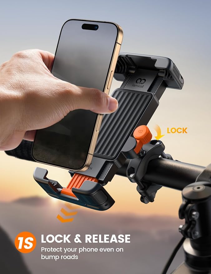 Lamicall Bike Motorcycle Phone Mount - Image 2