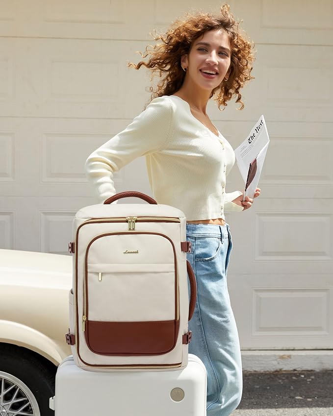 LOVEVOOK 40L Travel Backpack Carry on Flight Approved, Personal Item Bag - Image 6