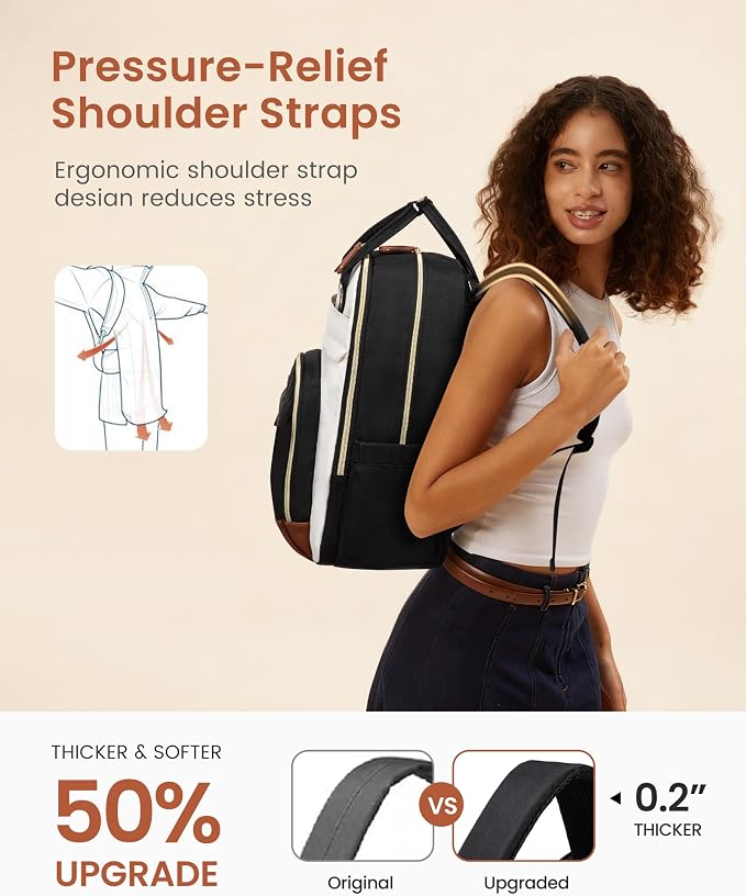 LOVEVOOK Backpack for Women, Laptop Backpack Women, Fits 17 Inch Laptop Bag - Image 6