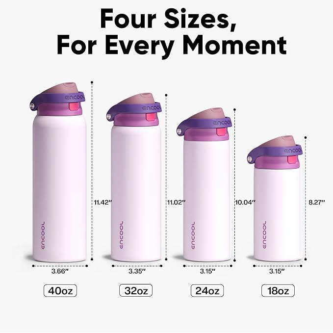 ENCOOL Leakproof Insulated Water Bottle - Image 9