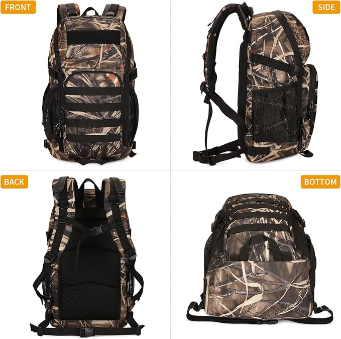HUNTVP Tactical Backpack Military MOLLE Backpack Hunting Rucksack Gear Assault - Image 3