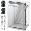 TICONN Outdoor Electrical Box Waterproof, Junction Box IP67 ABS Plastic by TICONN