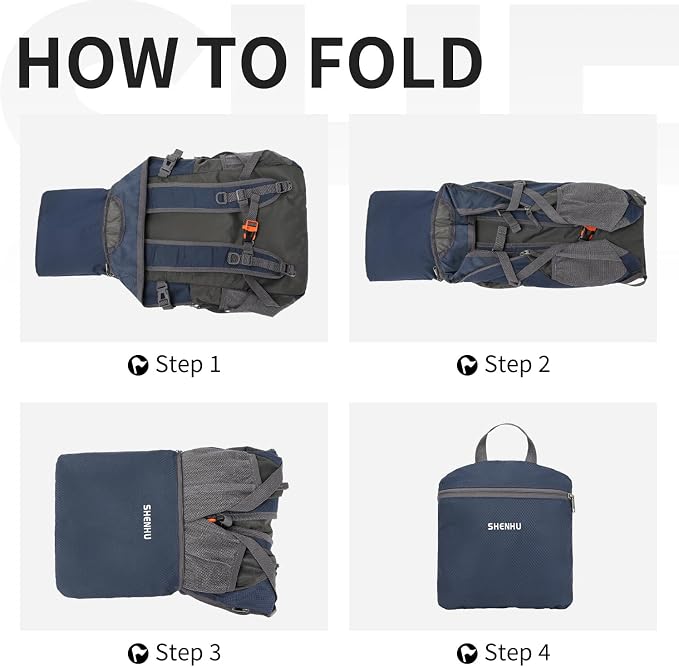 40L Hiking Backpack Lightweight Daypack Waterproof Travel Camping Backpack - Image 2