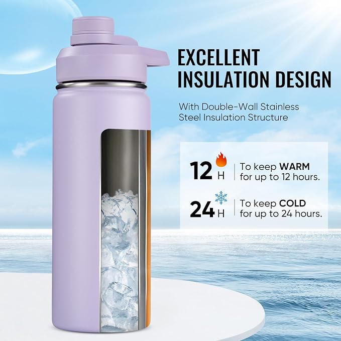 Fijinhom 18 oz Insulated Water Bottle - Image 3