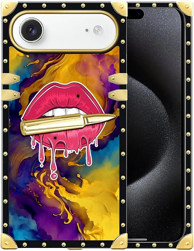 for iPhone 17 Air Case Luxury Golden Decoration by Unknown