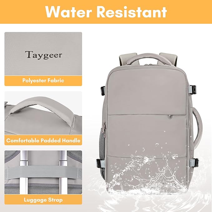 Taygeer Laptop Backpack Purse for Women, Backpack for College Essentials - Image 7