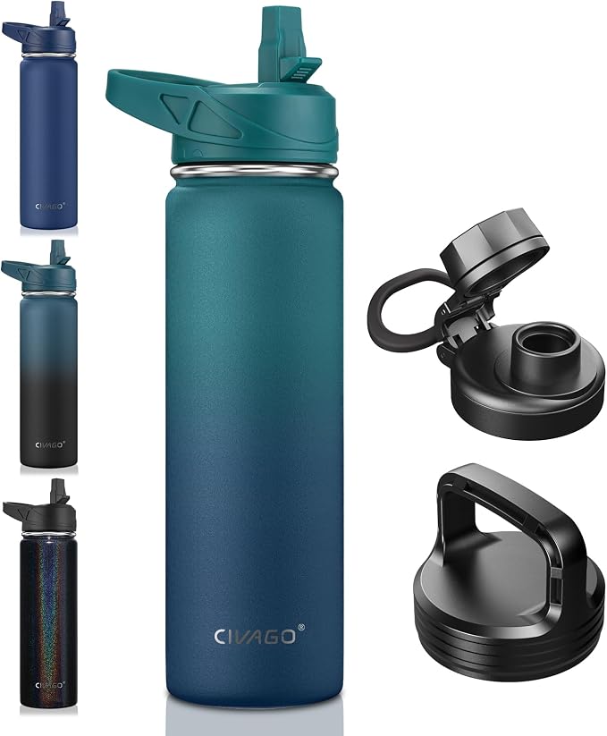 CIVAGO 22 oz Insulated Water Bottle by CIVAGO