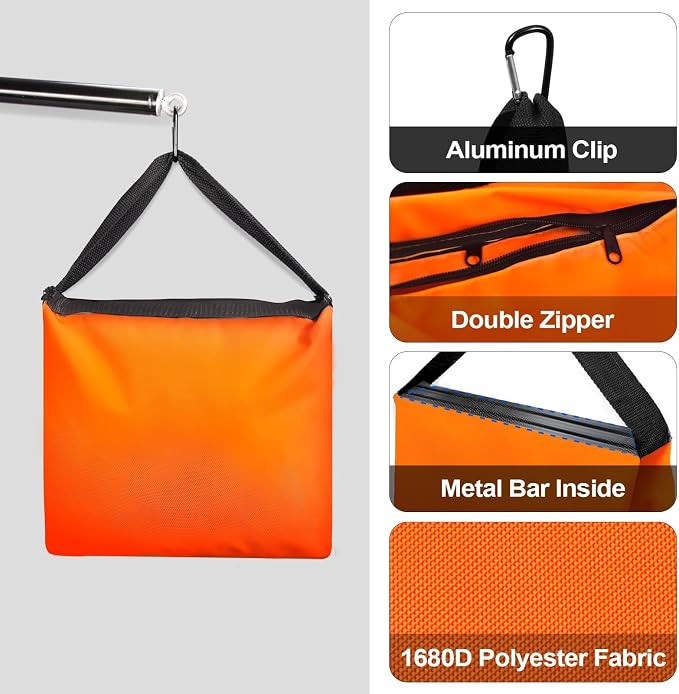 EMART Heavy Duty Sandbag Photo Studio Weight Bag Saddlebag Design - Image 5