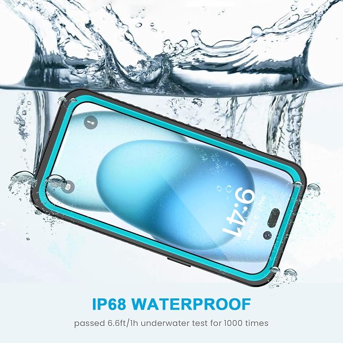 Lanhiem for iPhone 15 Case, IP68 Waterproof Dustproof Shockproof Cases - Image 2