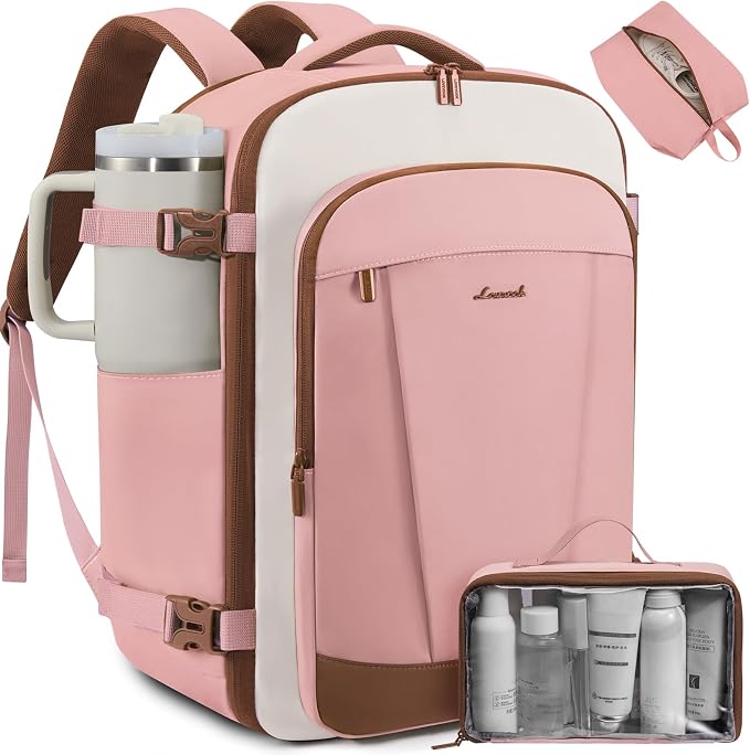 LOVEVOOK 40L Travel Backpack for Women & Men, Airline Approved Carry On Backpack by LOVEVOOK