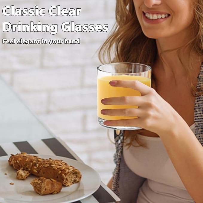 12 oz Drinking Glass Sets, BPA-Free Beer Glasses - Image 8
