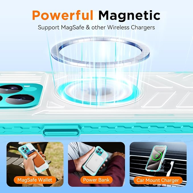 WIFORT for iPhone 15 Pro Max Waterproof Case, 360 Full Body Sealed Protection - Image 4