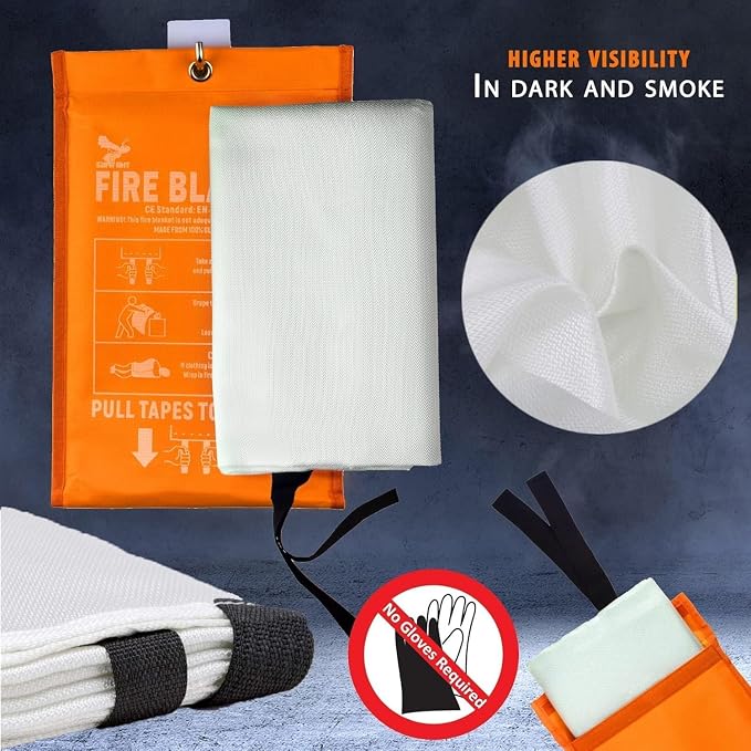 Fire Blanket - 1500F CE Certified Emergency Fire Blanket - Image 7