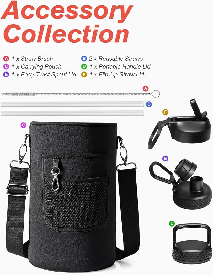 Coolflask 128 oz Gallon Water Bottle Insulated - Image 7