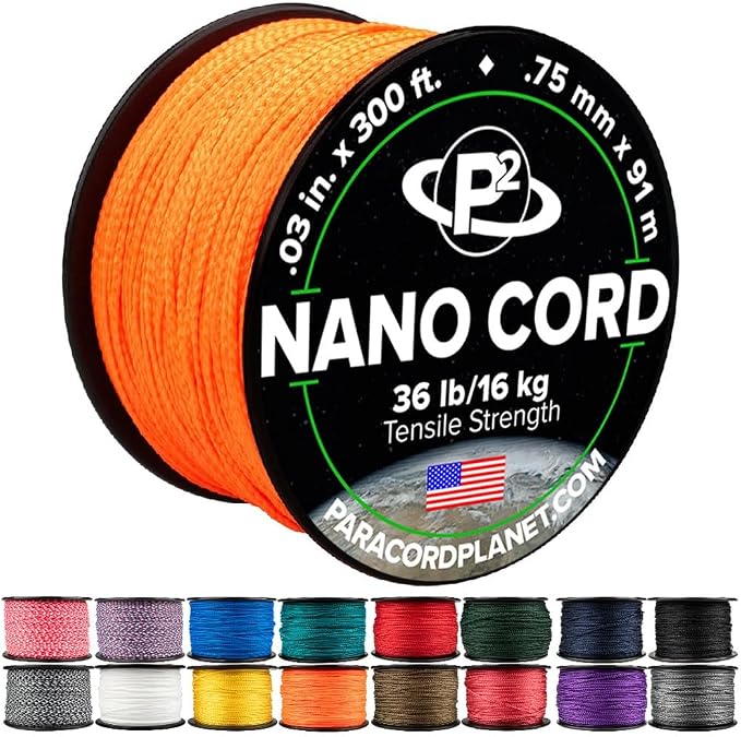 Paracord Planet Nano Cord –Lightweight Nylon Nano Paracord – Great by ParacordPlanet