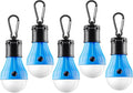 FLY2SKY Tent Lamp Portable LED Tent Lights Blue 5 Packs Hook Hurricane by FLY2SKY