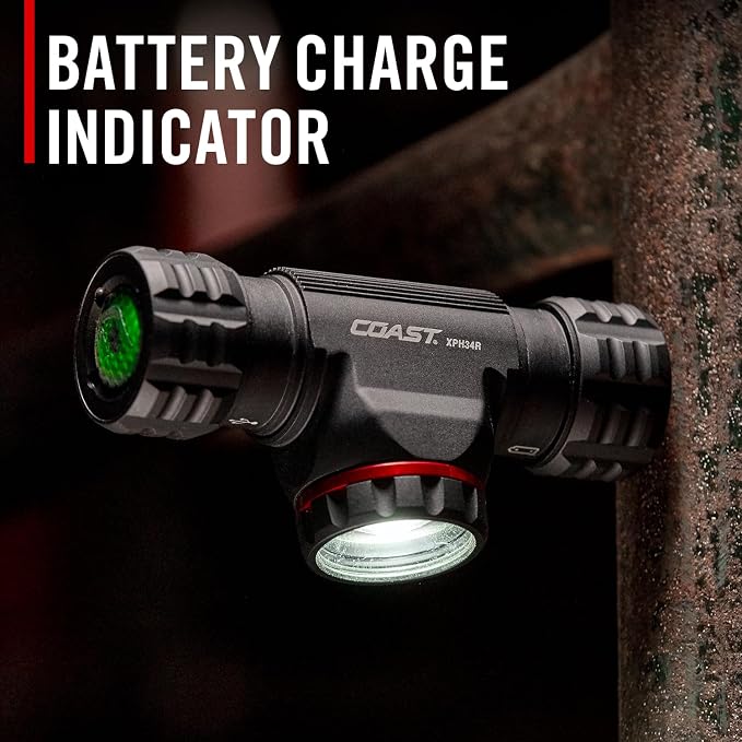 Coast® XPH34R 2700 Lumen USB-C Rechargeable-Dual Power LED Headlamp withPURE - Image 10
