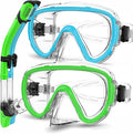 Bairuifu 2-Pack Snorkel Gear for Adults | Enhanced Anti-Fog & Anti-Leak by BAIRUIFU