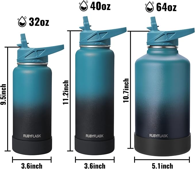 RUBYFLASK 32oz Insulated Water Bottle - Image 6